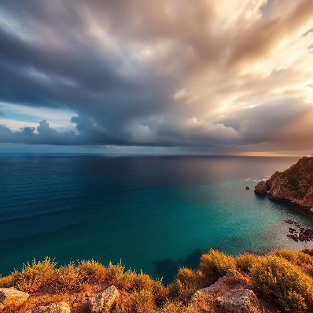 Panorama sul Mediterraneo